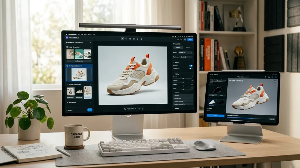 Best AI ecommerce product photography tools running on desktop and mobile