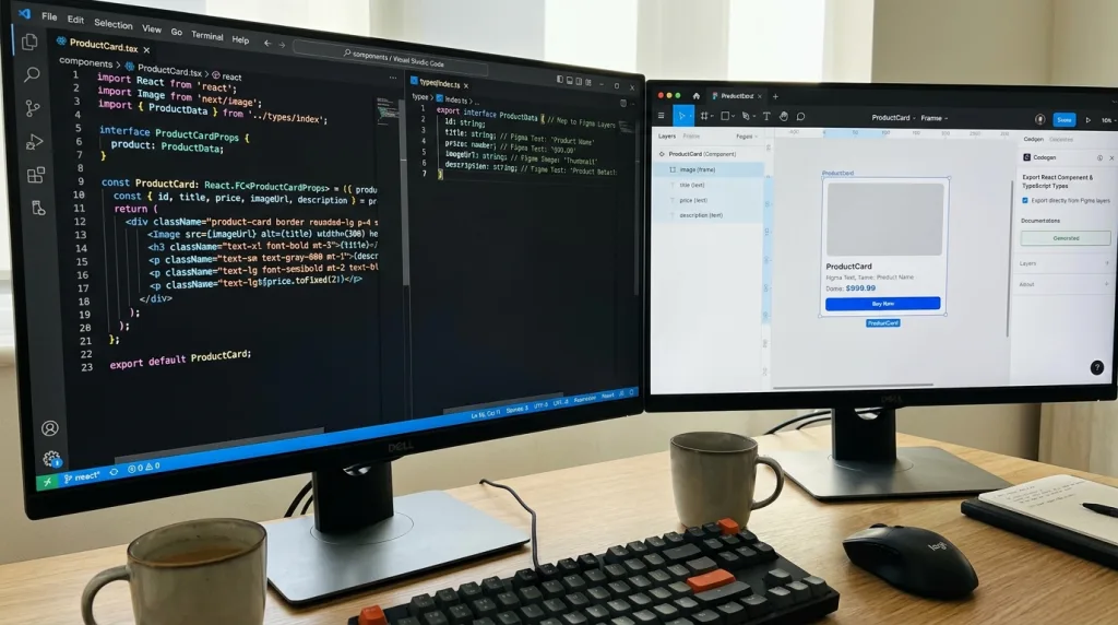 Clean React and Next.js production code generated by Locofy plugin from Figma.