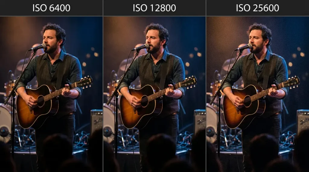 Nikon D4s high ISO noise performance comparison 6400 12800 25600