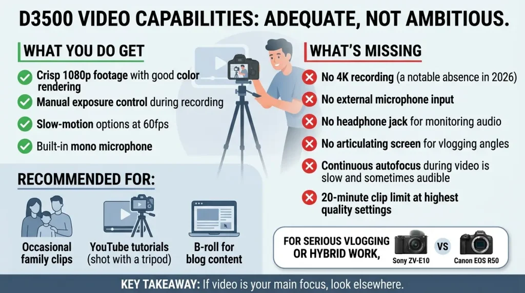 Video Capabilities Adequate, Not Ambitious