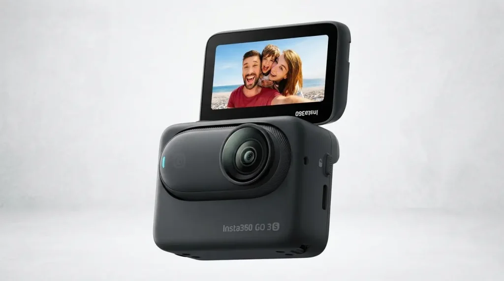 Insta360 GO 3S compact 4K wearable POV camera with Action Pod