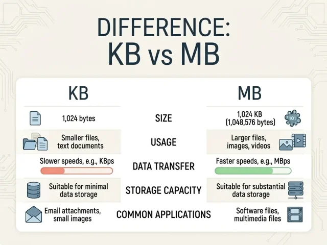 Is Kilobyte Bigger Than Megabyte? KB vs MB Explained 2026
