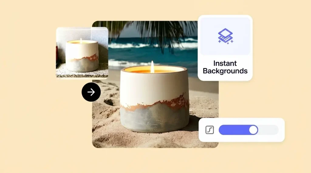 Photoroom AI product photography setup for marketplace listings