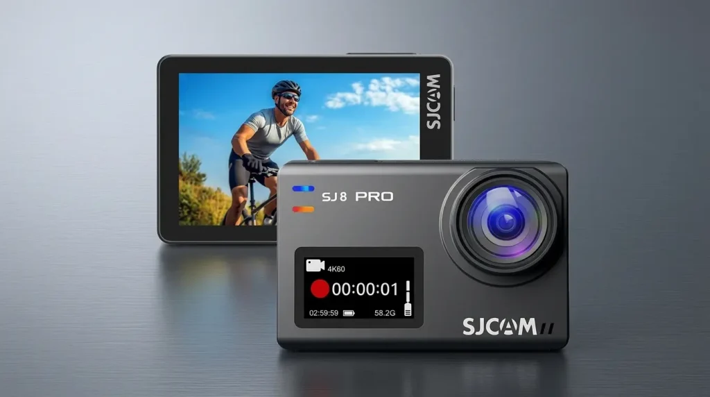 SJCAM SJ8 Pro dual-screen 4K action camera