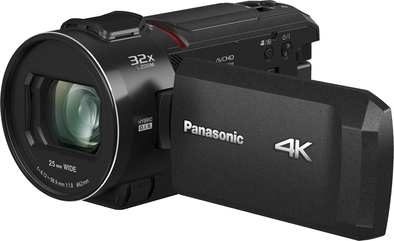 Panasonic HC-VX3 UHD 4K camcorder front view