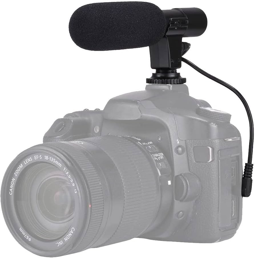 Shotgun microphone for camcorders
