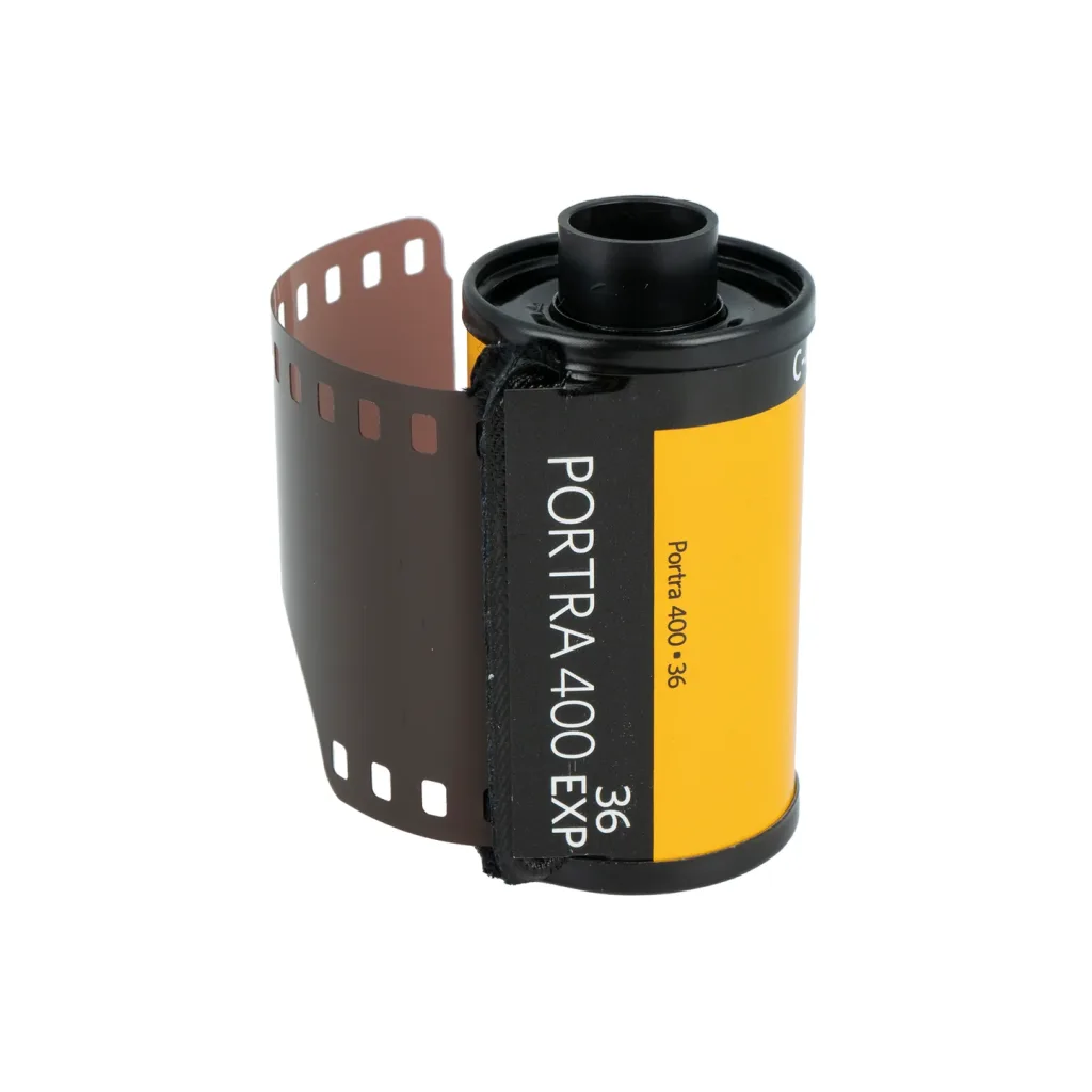 Kodak Portra 400 professional color negative film roll