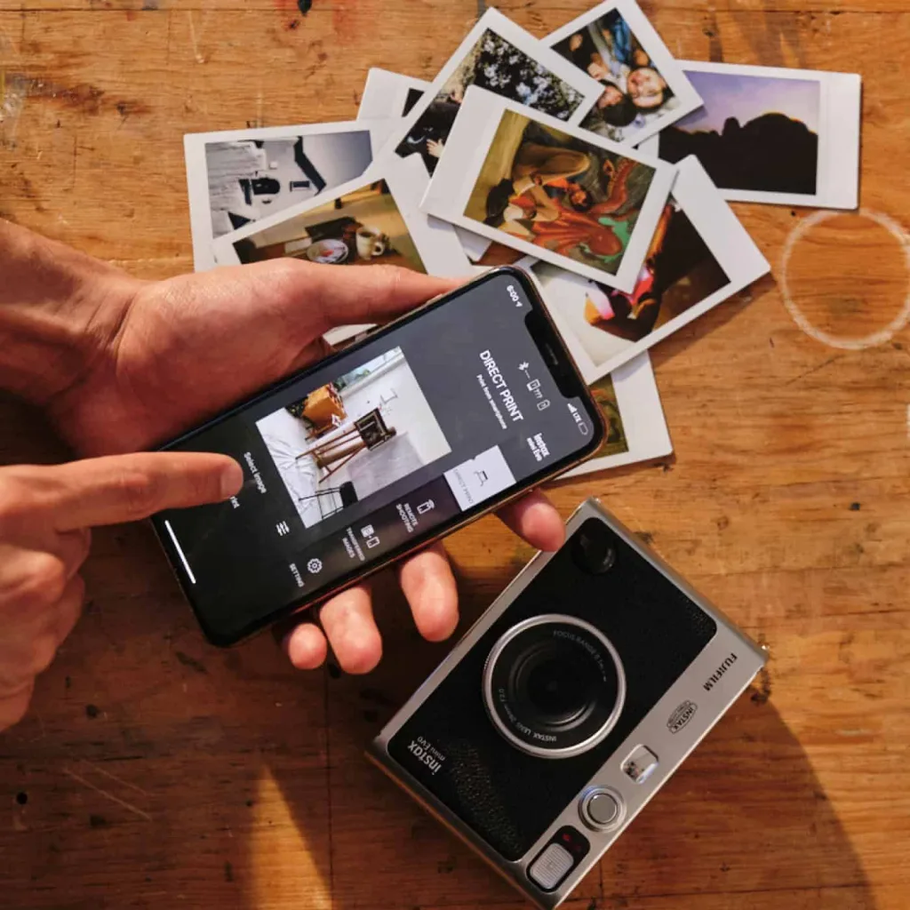 Fujifilm Instax Mini Evo hybrid digital-instant camera