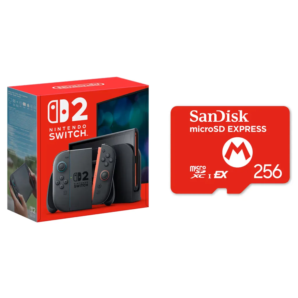 SanDisk microSD Express card designed for Nintendo Switch 2